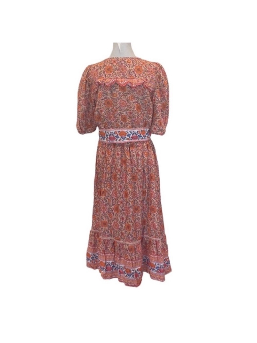 Rachel Zoe NWT 2 piece set linen crop top & skirt bohemian festival size medium - Picture 5 of 13